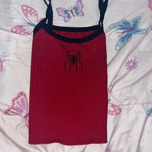 Red Spider Logo Tank Top